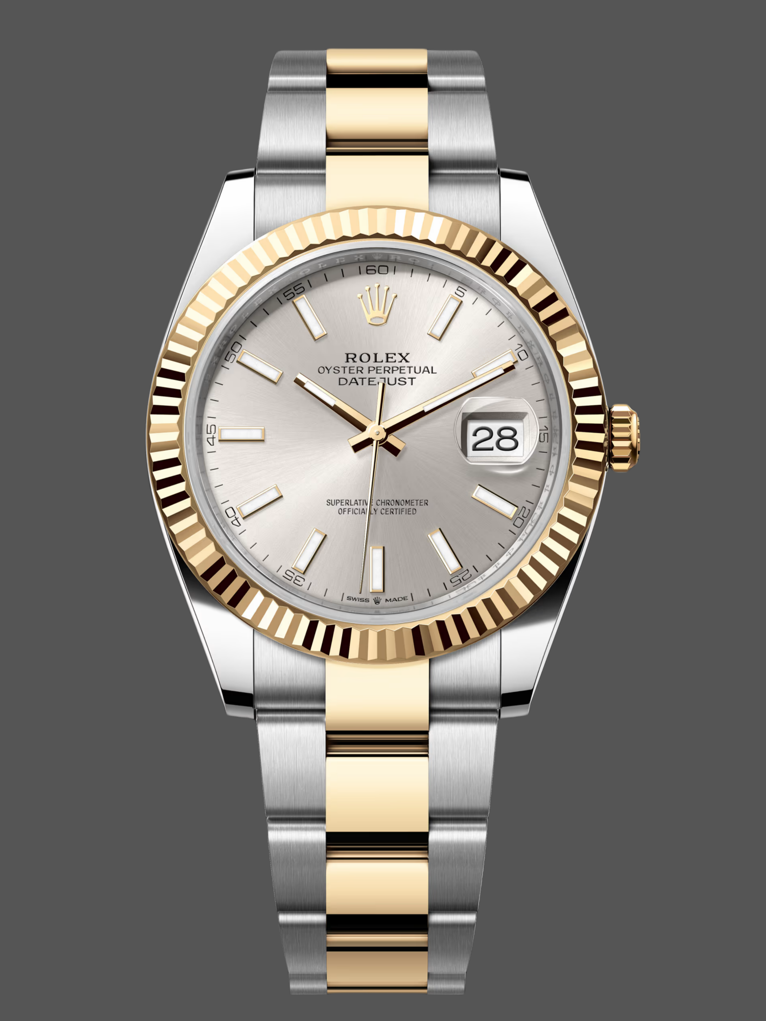 Rolex Datejust 41 Oystersteel Silver Dial M126333 0001 Men's Watch